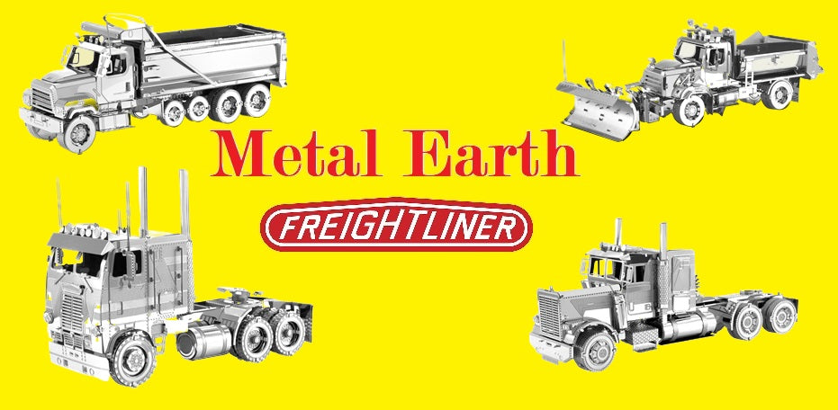 Metal Earth Freightliner 114SD Dump Truck Model Kit MMS146, 1 Unit - Kroger