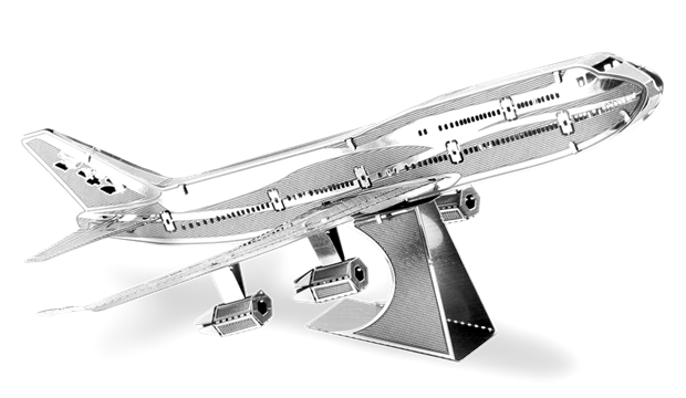 Metal Earth Commercial Jet Boing 747