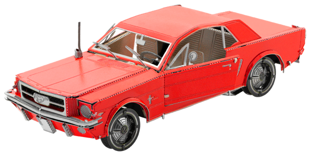 METAL EARTH 1965 FORD MUSTAG RED
