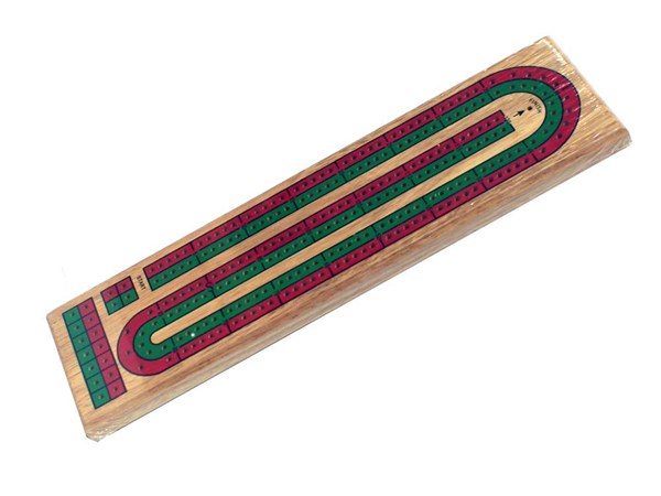 Cribbage 2 track wood