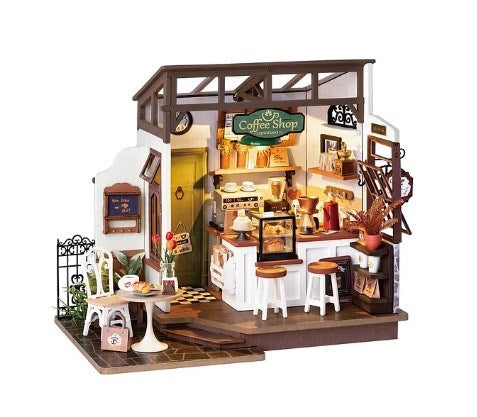 Rolife DIY Miniature House No 17 Cafe Minature Room Diorama