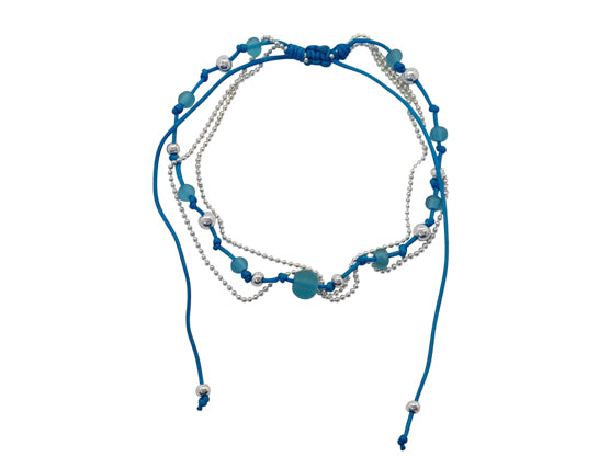 Anklet seaglass A175