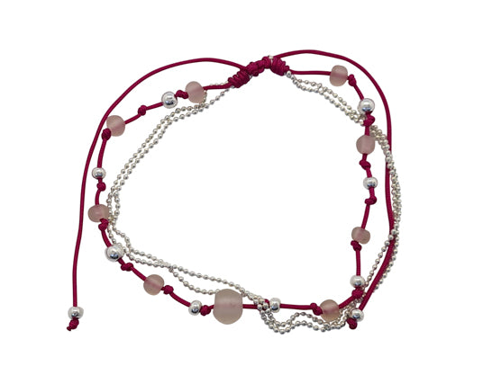 Anklet seaglass A175
