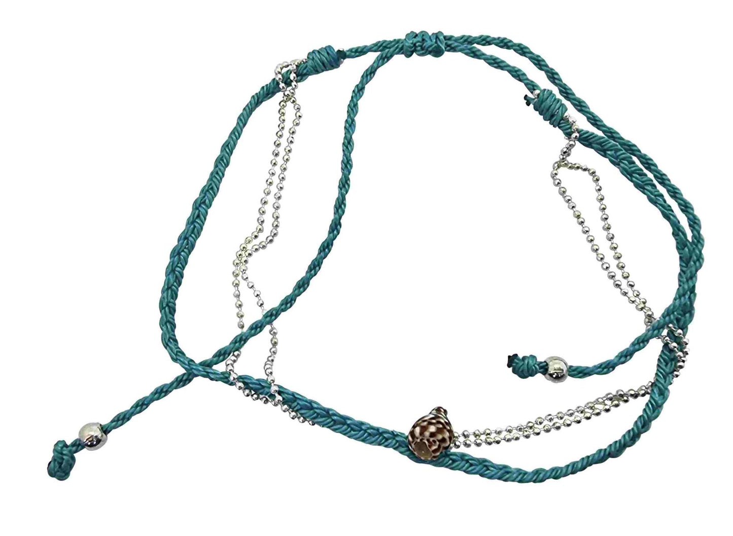 A207 Anklet  Shell and beads