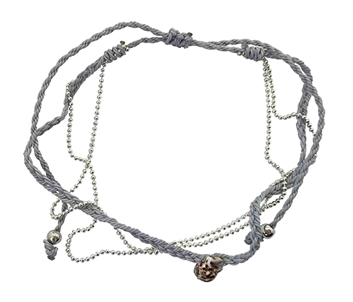 A217 Anklet Shell and beads
