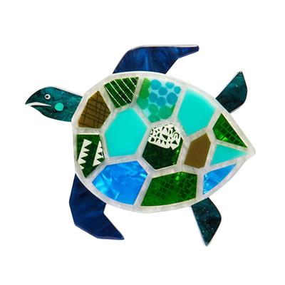 A Turtle Named Groan Erstwilder Brooch