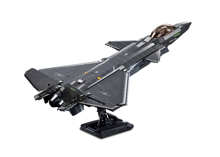 Sluban J20 Stealth Aircraft Metal Coating Model Kit
