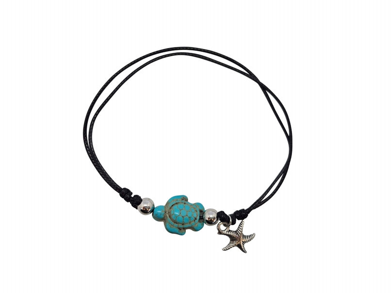 B931 Bracelet Howlite With Charm