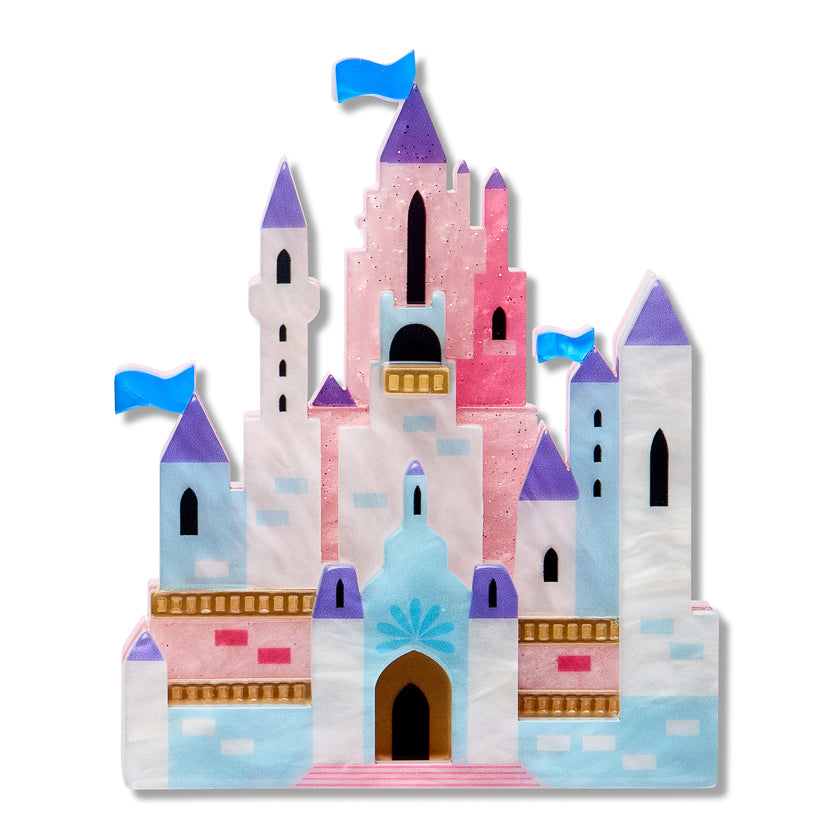 In A Land Far Away Erstwilder Brooch Pink