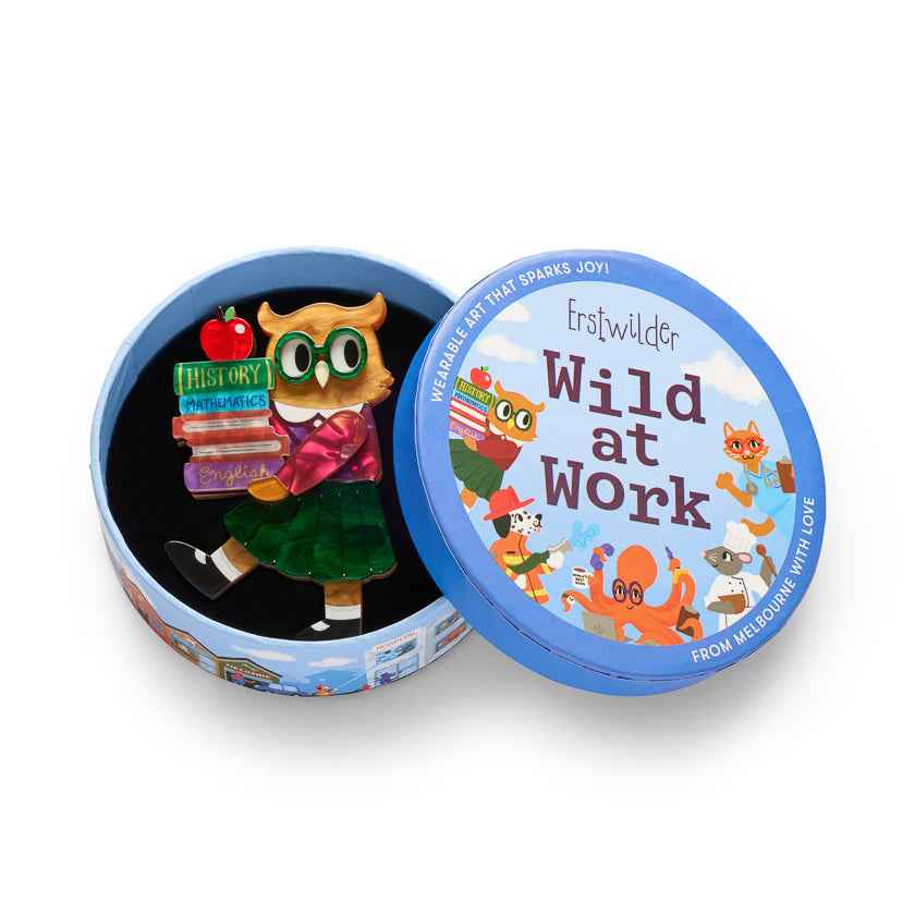 Professor Hootsworth Erstwilder Brooch