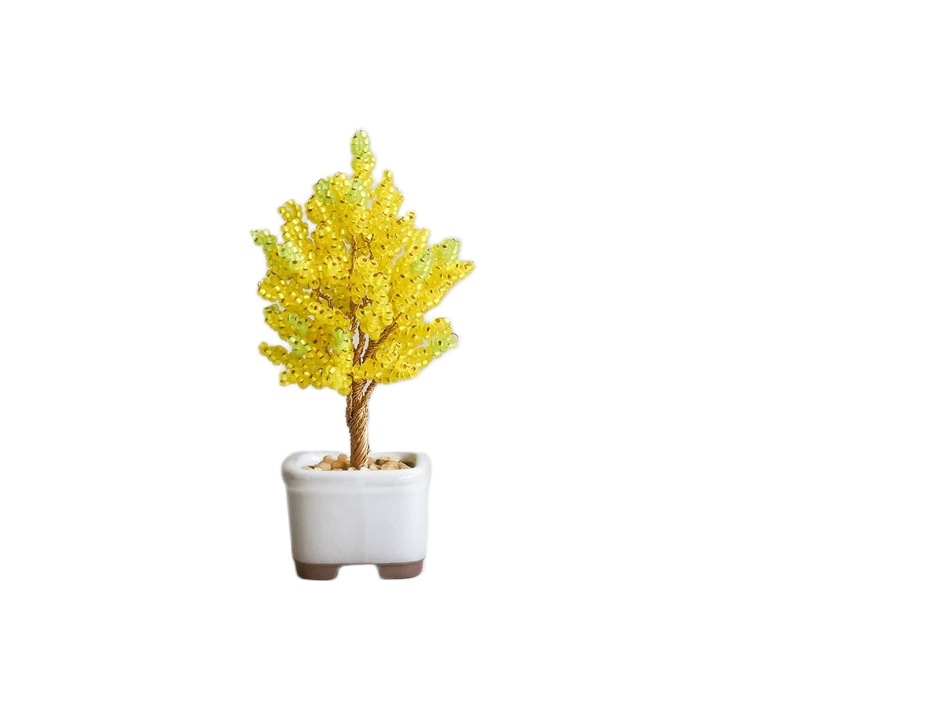 Nejitte beaded bonsai kit Ginko