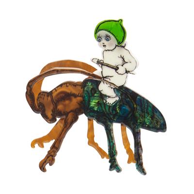 image Chistmas Beetle  May Gibbs Erstwilder brooch