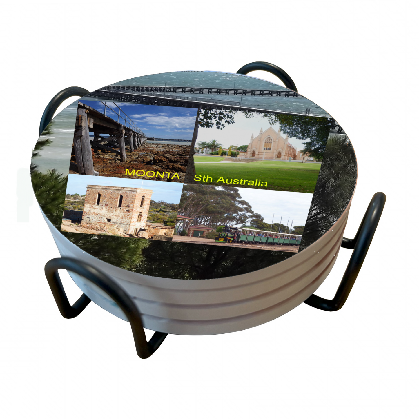Ceramic Coaster Set Moonta South Australia