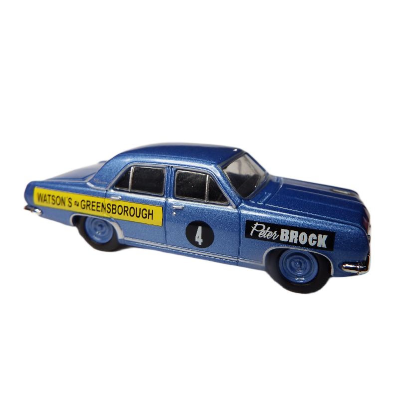 Model car with racing livery on a white background