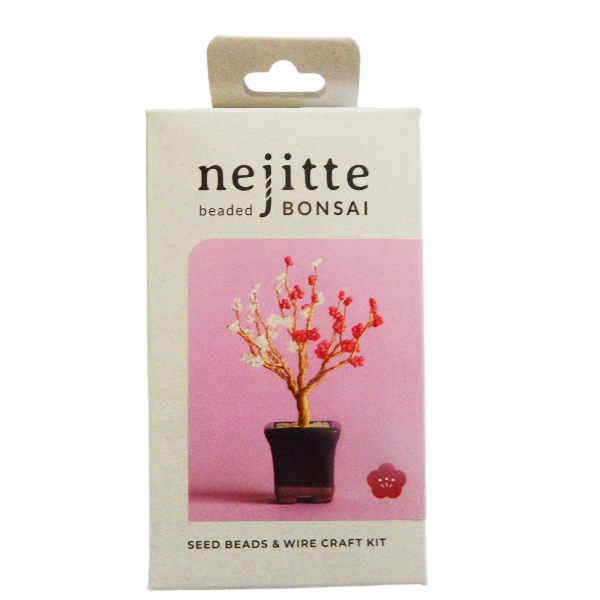 Nejitte Beaded Bonsai Plum Seed Bead wire craft kits