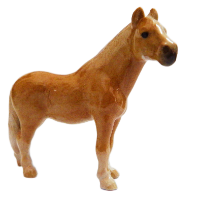 image Model Wels Mountain Pony Palomini Porcelain Figurine