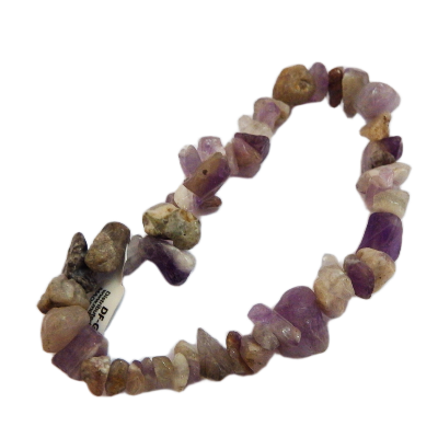 Amethyst Chip Gemstone Bead braclet