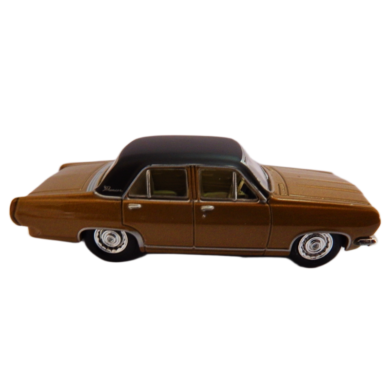 Cooee classic  Road Ragers 1:64 scale Model 1968 Hr_Premier_metallic_brown_black_roof_side on a white background