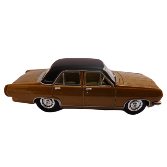 Cooee classic  Road Ragers 1:64 scale Model 1968 Hr_Premier_metallic_brown_black_roof_side on a white background