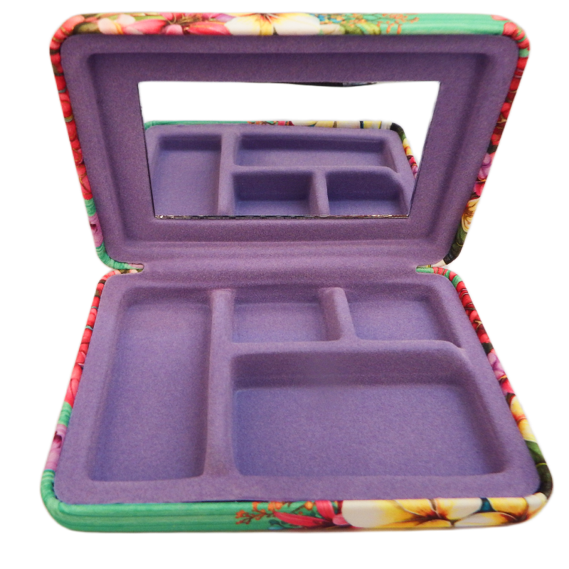 Lisa Pollock Small Jewellery Case 7X10cm Paradise Bloom