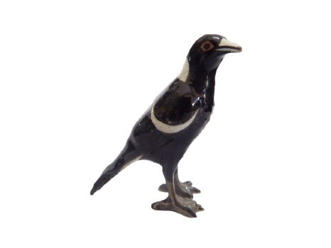 image Magpie Standing Porcelain miniature Figurine