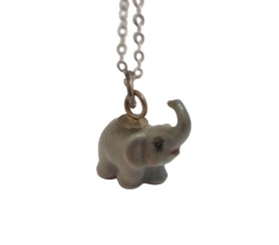 Small Elephant Meow Girl Pendant