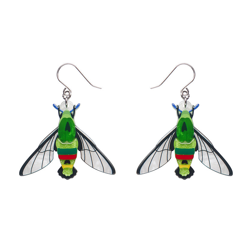 Glimmer the hawk Moth Erstwilder Earrings