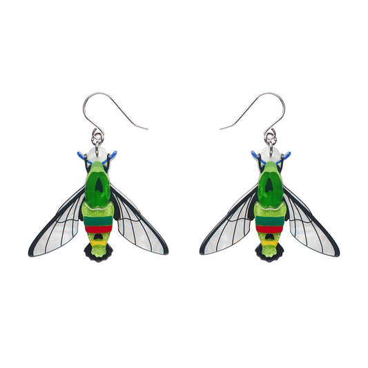 Glimmer the hawk Moth Erstwilder Earrings