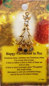 Happy Christmas To You  Guardian angel Pin