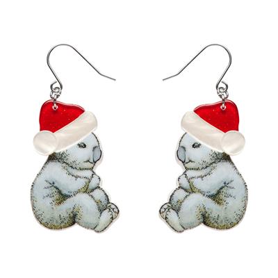 Mr & Mrs Bear Drop May Gibbs Erstwilder Earrings
