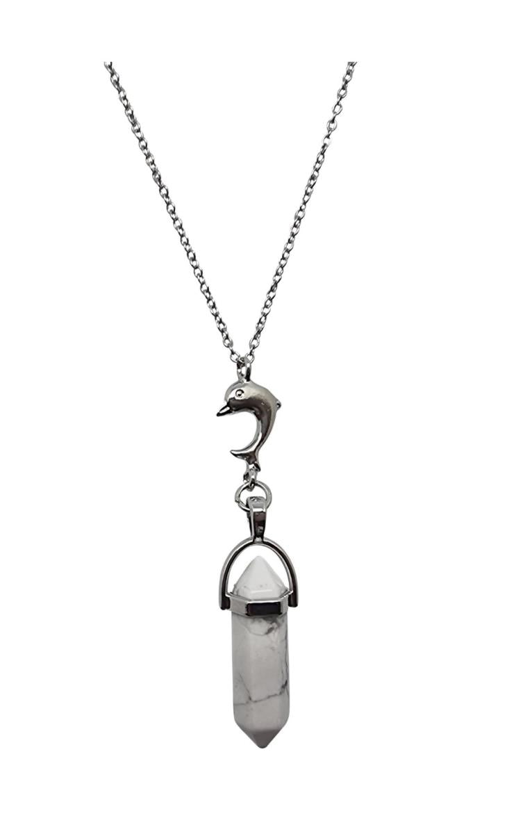 N237A Dolphin Point Pendant Feature Charm Dolphin