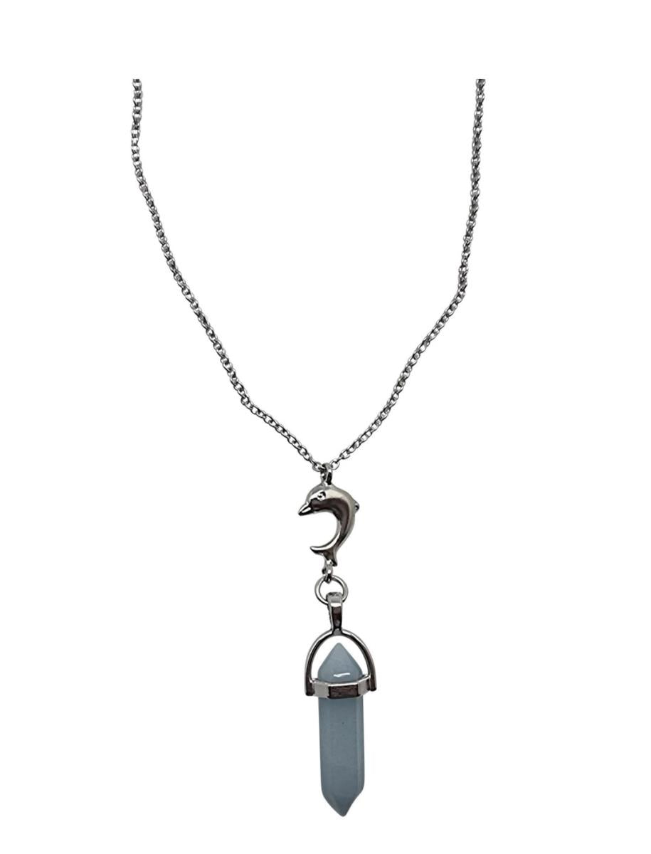 N237A Dolphin Point Pendant Feature Charm Dolphin