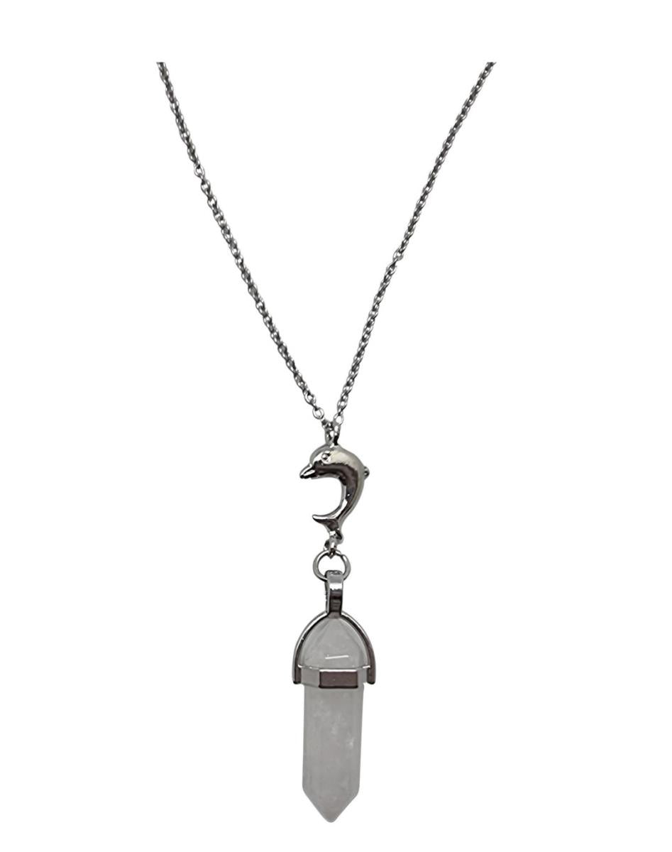 N237A Dolphin Point Pendant Feature Charm Dolphin