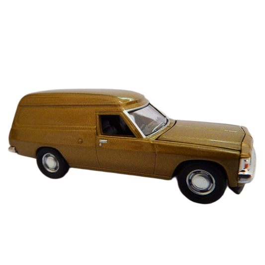 Model of a oyster metalic  colour van on a white background