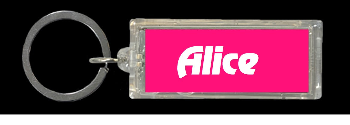 Alice Solar keyring