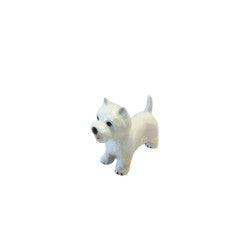 west highland terrier Mini Ceramic Figurine