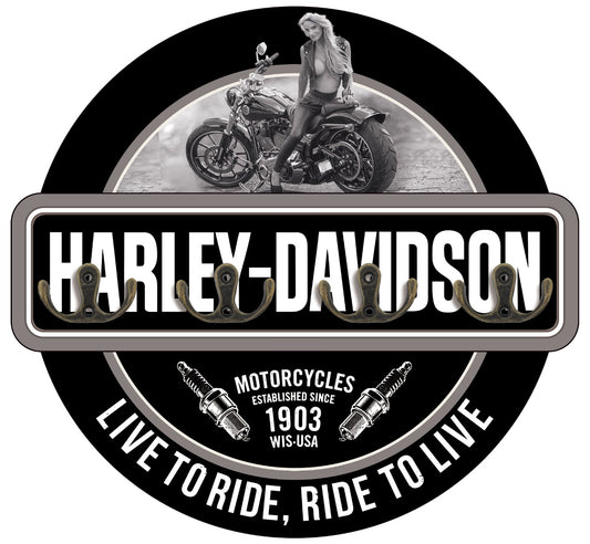 Harley Key holder  Live to ride ride to live