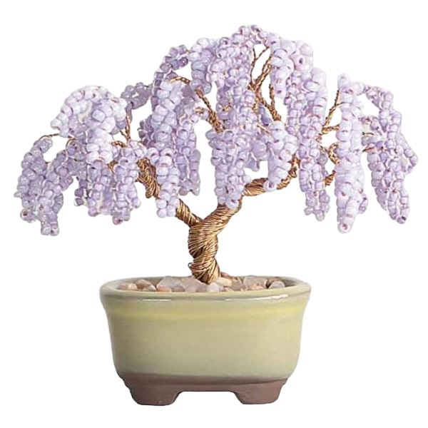 Nejitte Beaded Bonsai Wisteria Seed Bead & Wire Craft Kit
