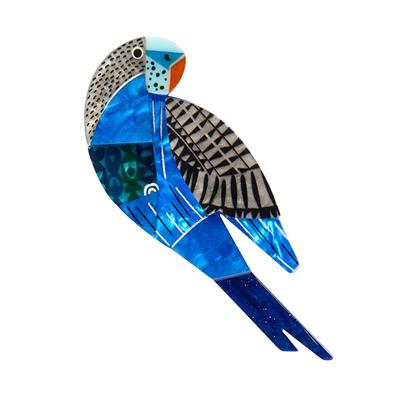 A Budgie Named Chirp Erstwilder Brooch