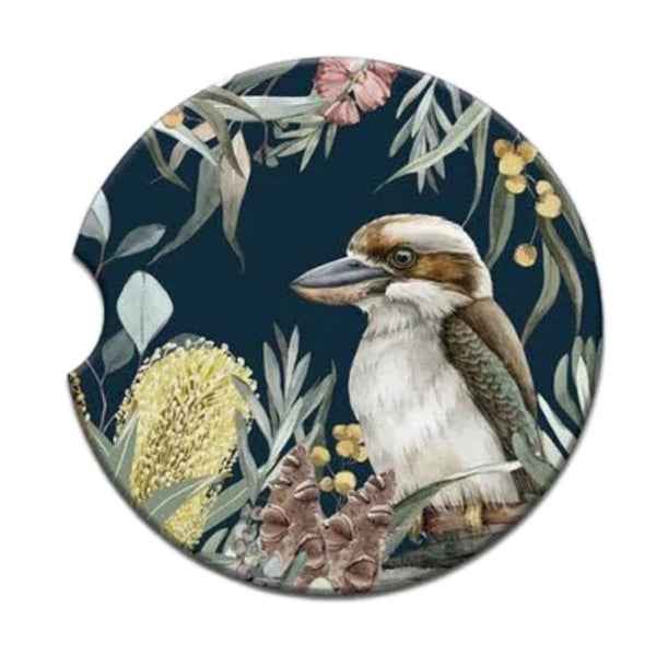 Lisa Pollock Ceramic Car Coasters Bush Guardian