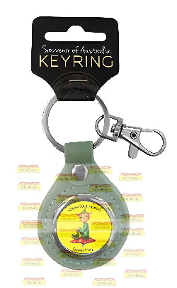 Souvenir keyring belt clip Moonta South Australia cornish piskey