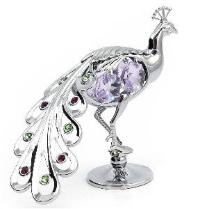 image Crystocraft Peacock Silver