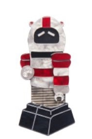 flight Engineer robot Erstwilder Brooch