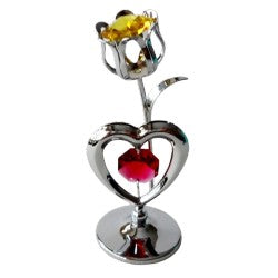 image Crystocraft Heart Tulip Silver