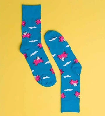 image If Pigs Could Fly Sock it up Socks