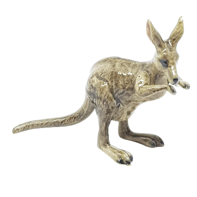 Kangaroo Ceramic Miniature Figurine 2