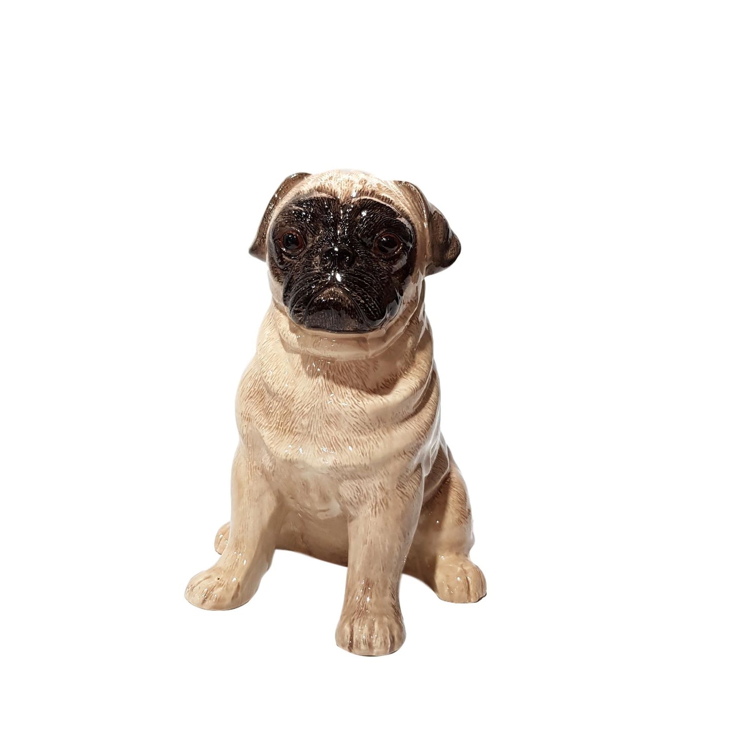 image Pug money box ceramic miniature figurine