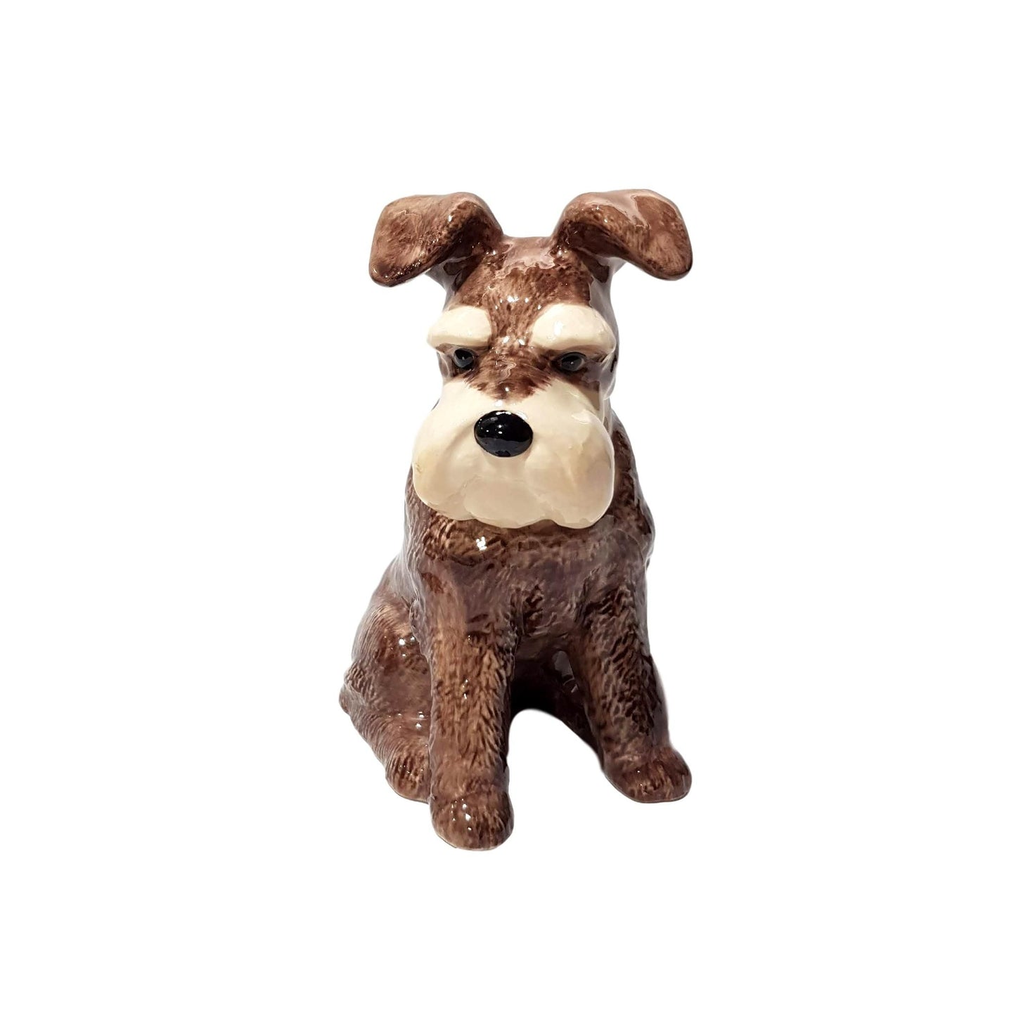 image Schnauzer Ceramic Money Box Miniature Dog Figurine