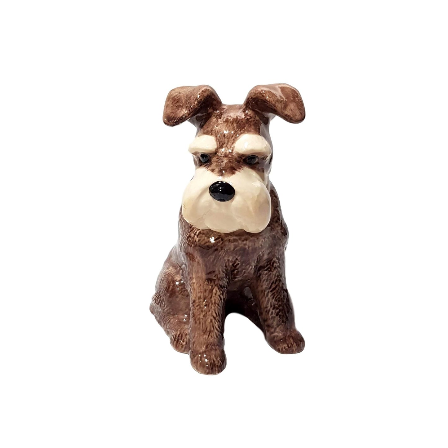 image Schnauzer Ceramic Money Box Miniature  Dog Figurine