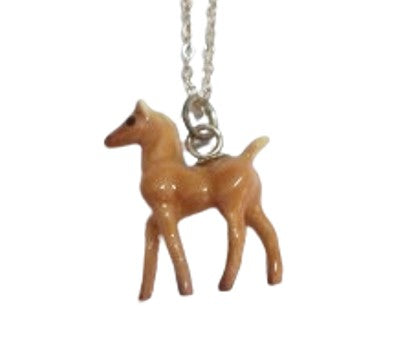miniature horse meow girl jewellery pendant